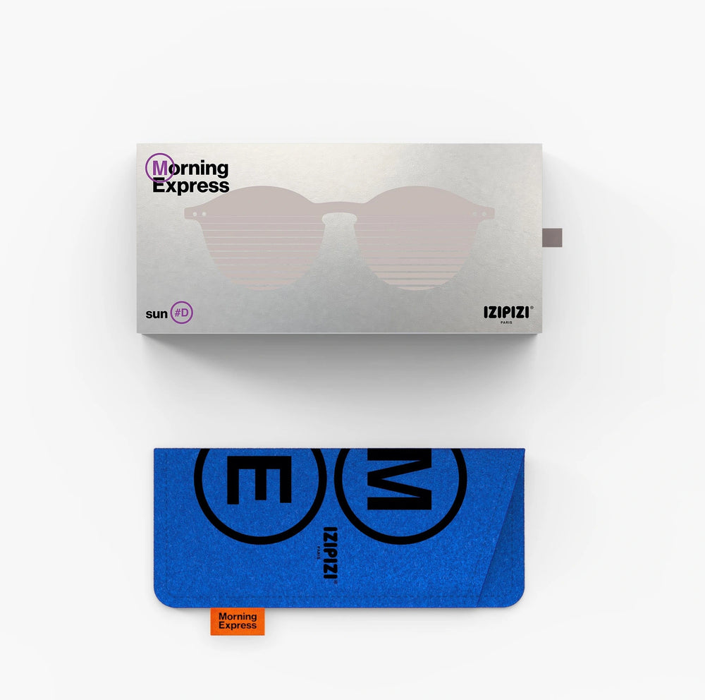 Sunglasses Urban Steel - felt pouch and packaging