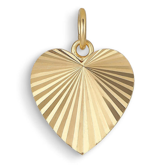 Jane Kønig Heart Pendant - gold plated