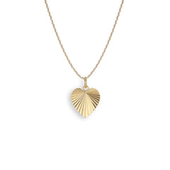 Jane Kønig Heart Pendant - gold plated