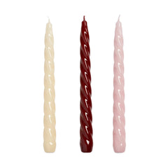 Klevering Set of 3 Candles - Bravo Reds