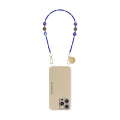 LaCoqueFrancaise Short cell phone chain - Iris Blue