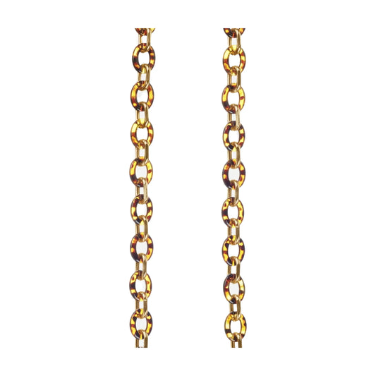 LaCoqueFrancaise Mobile phone chain - Cassy brown, 120 cm