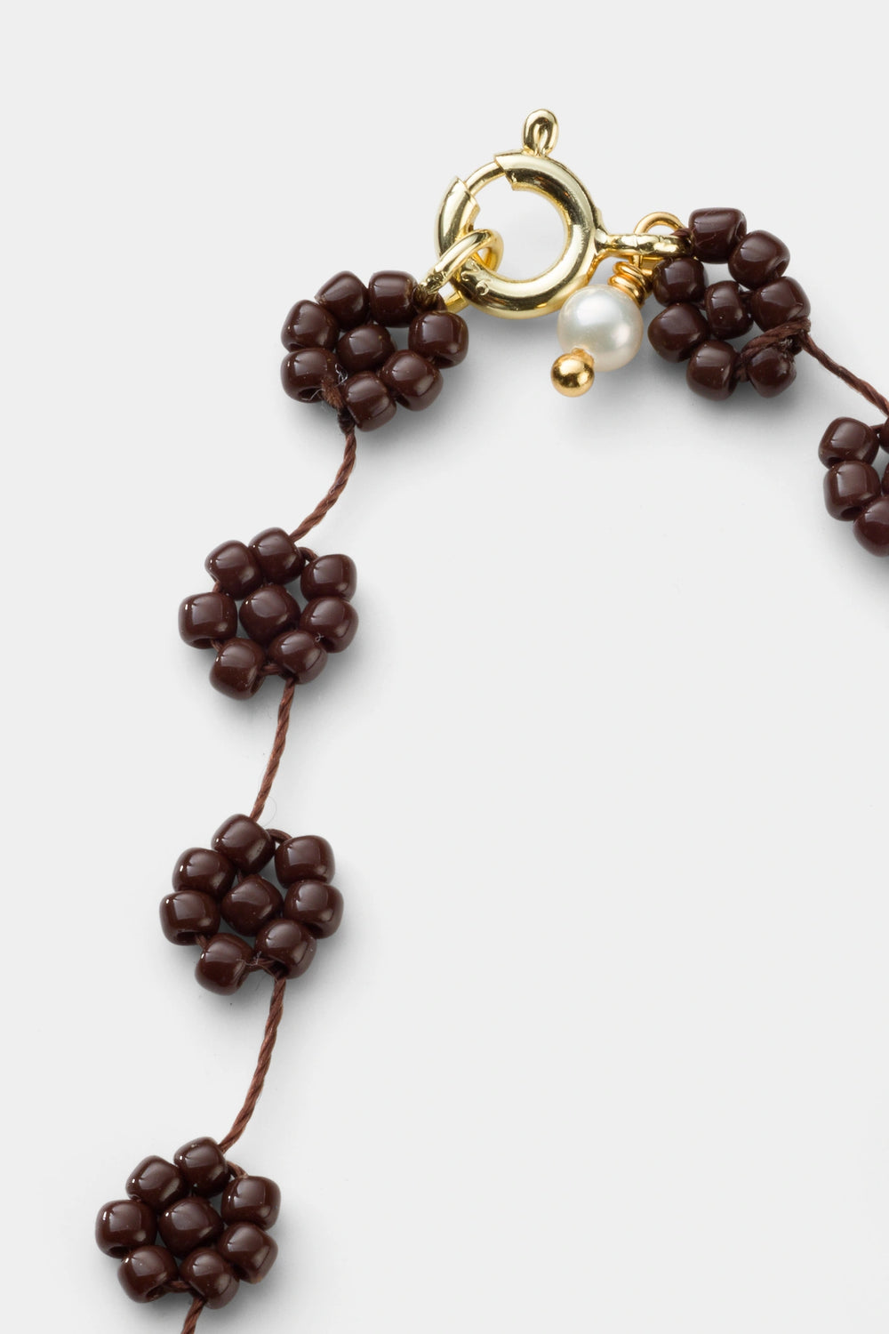 Labro Narukvica Fiori - Dark Brown - detalj cvjetova