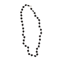 Labro Necklace Fiori - Black