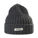Le Bonnet Pletena kapa Slate Grey - 100% vuna