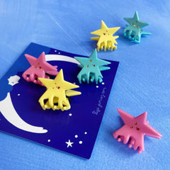 Lisa Junius Set of 3 hair clips - Stars