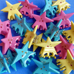 Lisa Junius Set of 3 hair clips - Stars