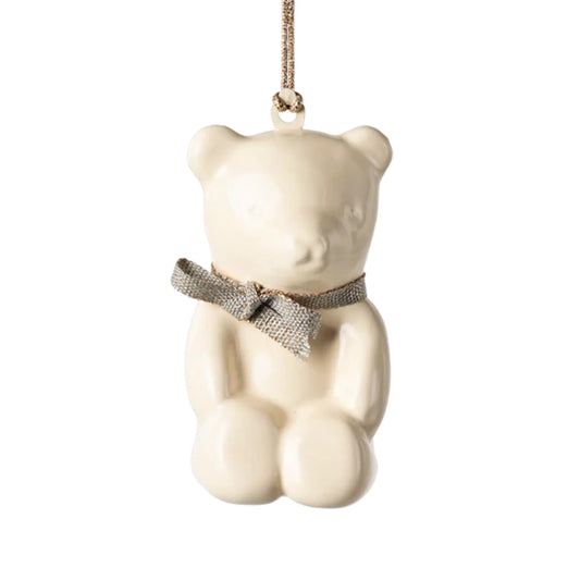 Maileg Metal Decoration Bear - Blue