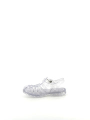 Meduse Silver Glitter Kids Jelly Water Sandals