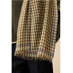 Moismont Wool Scarf N°693 Khaki