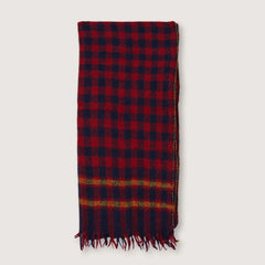 Moismont Wool Scarf N°703 Navy Blue