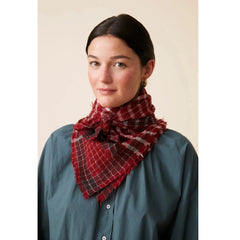 Moismont Wool Scarf N°744 Red Wine