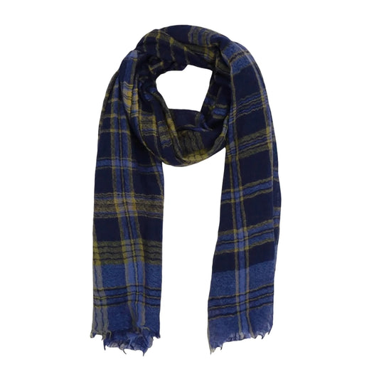 Moismont Wool Scarf N°756 Navy Blue