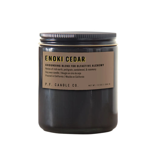 PF Candle Co. Enoki Cedar Scented Candle (210 g)