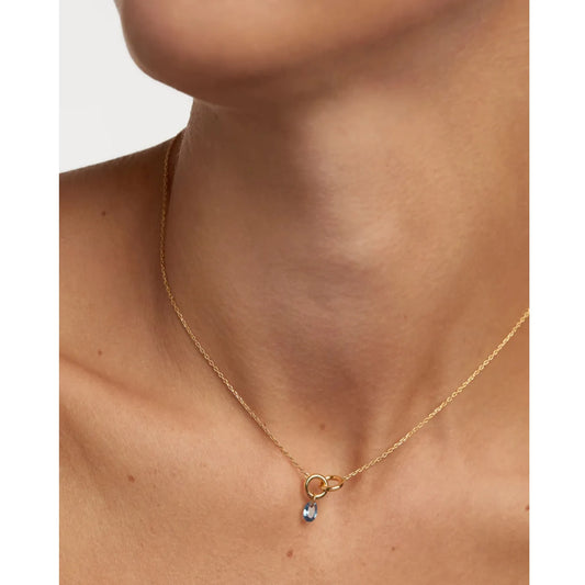 PDPAOLA Blue Lily necklace