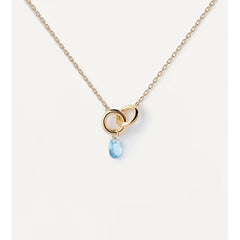 PDPAOLA Blue Lily necklace