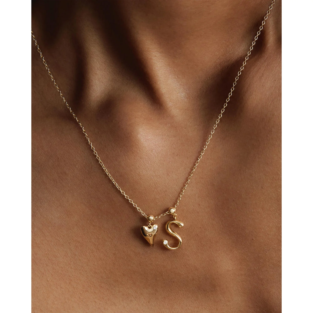 PDPAOLA Charm privjesak Happy Heart ma ogrlici