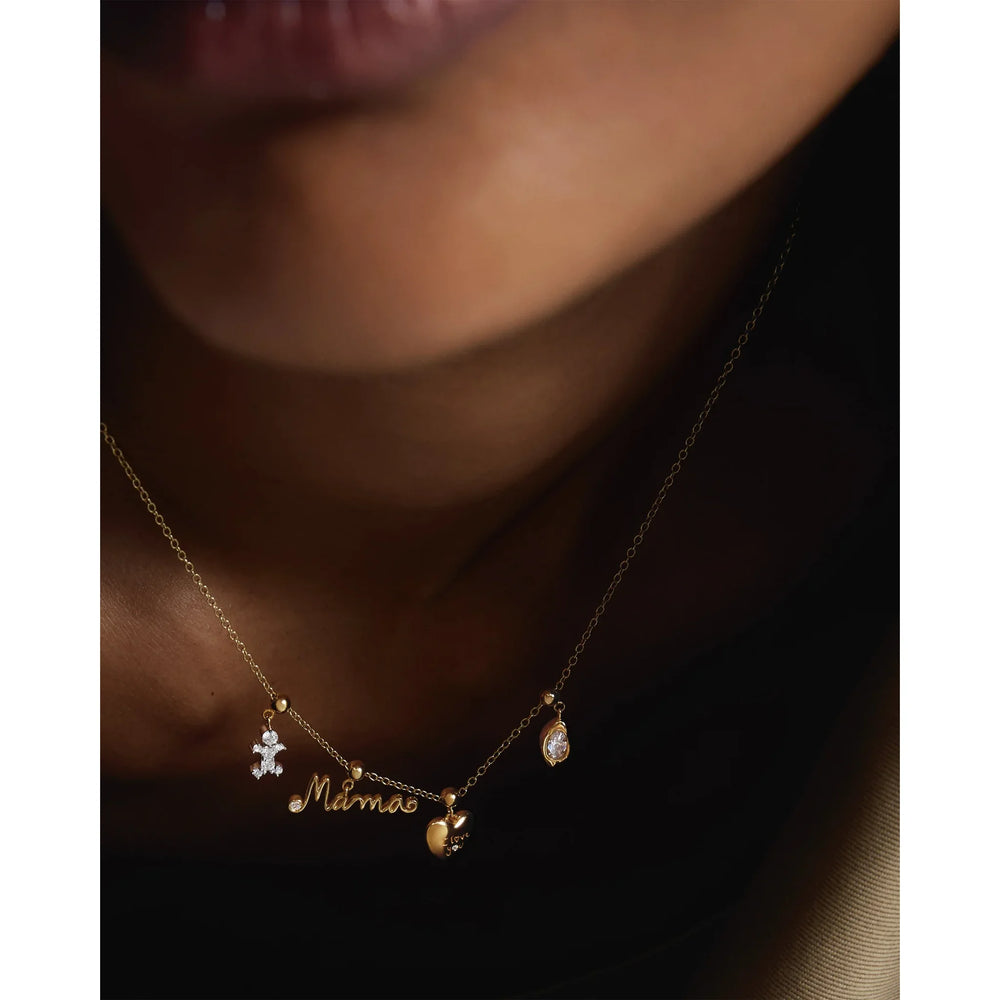 PDPAOLA Charm privjesak I Love You on necklace