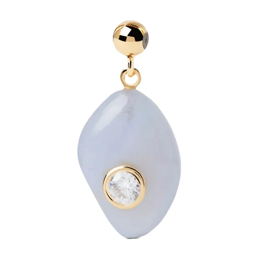 PDPAOLA Charm privjesak Serenity Blue Agate