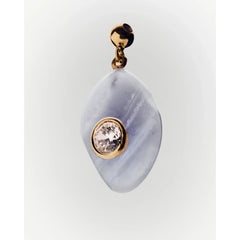 PDPAOLA Charm privjesak Serenity Blue Agate