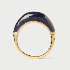 PDPAOLA Cosmos Stamp ring - Sodalite