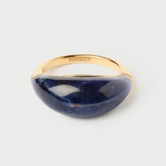 PDPAOLA Cosmos Stamp ring - Sodalite