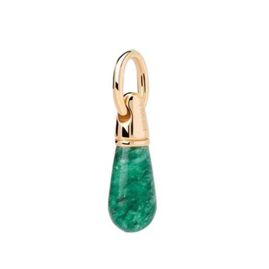 PDPAOLA Drop pendant - Green Aventurine