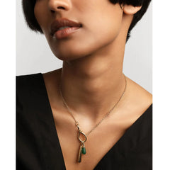 PDPAOLA Drop pendant - Green Aventurine