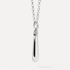 PDPAOLA Drop large pendant - silver