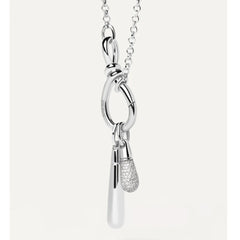 PDPAOLA Drop large pendant - silver