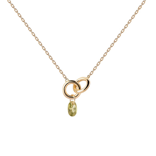 PDPAOLA Green Lily necklace