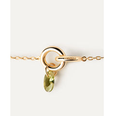 PDPAOLA Green Lily necklace