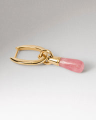 PDPAOLA Jupiter Naušnica Rhodochrosite - mini - iz drugog kuta