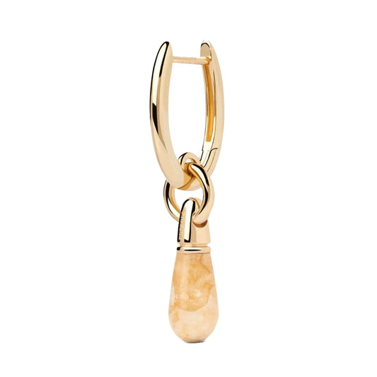 PDPAOLA Jupiter earring - Yellow Aventurine