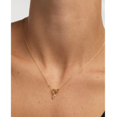 PDPAOLA Peach Lily necklace