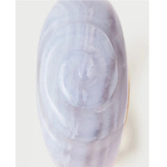 PDPAOLA Shell prsten - Blue Lace Agate