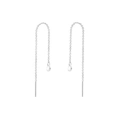 PDPAOLA Waterfall Drop Earrings - Silver