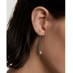 PDPAOLA Waterfall Drop Earrings - Silver