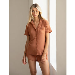 Peau Short Pajama Set - Copper