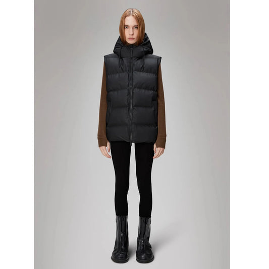 RAINS Alta Puffer Vest - Black