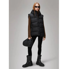 RAINS Alta Puffer Vest - Black