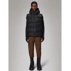 RAINS Alta Puffer Vest - Black