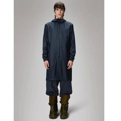 RAINS Fishtail Rain Parka - Navy