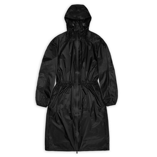 RAINS Norton Duža jakna za kišu - Black