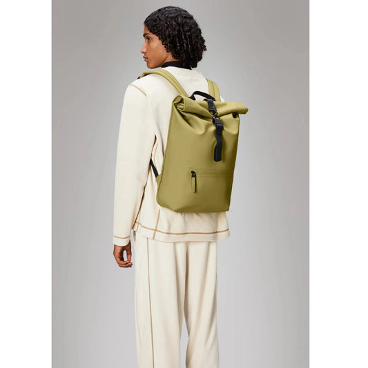 RAINS Rolltop Backpack - Khaki