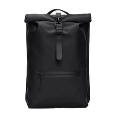 RAINS Ruksak Rolltop - Black