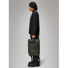 RAINS Ruksak Rolltop - Green