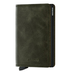 Secrid Novčanik Slimwallet Vintage Olive Black