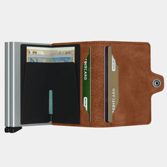 Secrid Twinwallet Vintage Cognac Silver