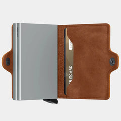 Secrid Twinwallet Vintage Cognac Silver